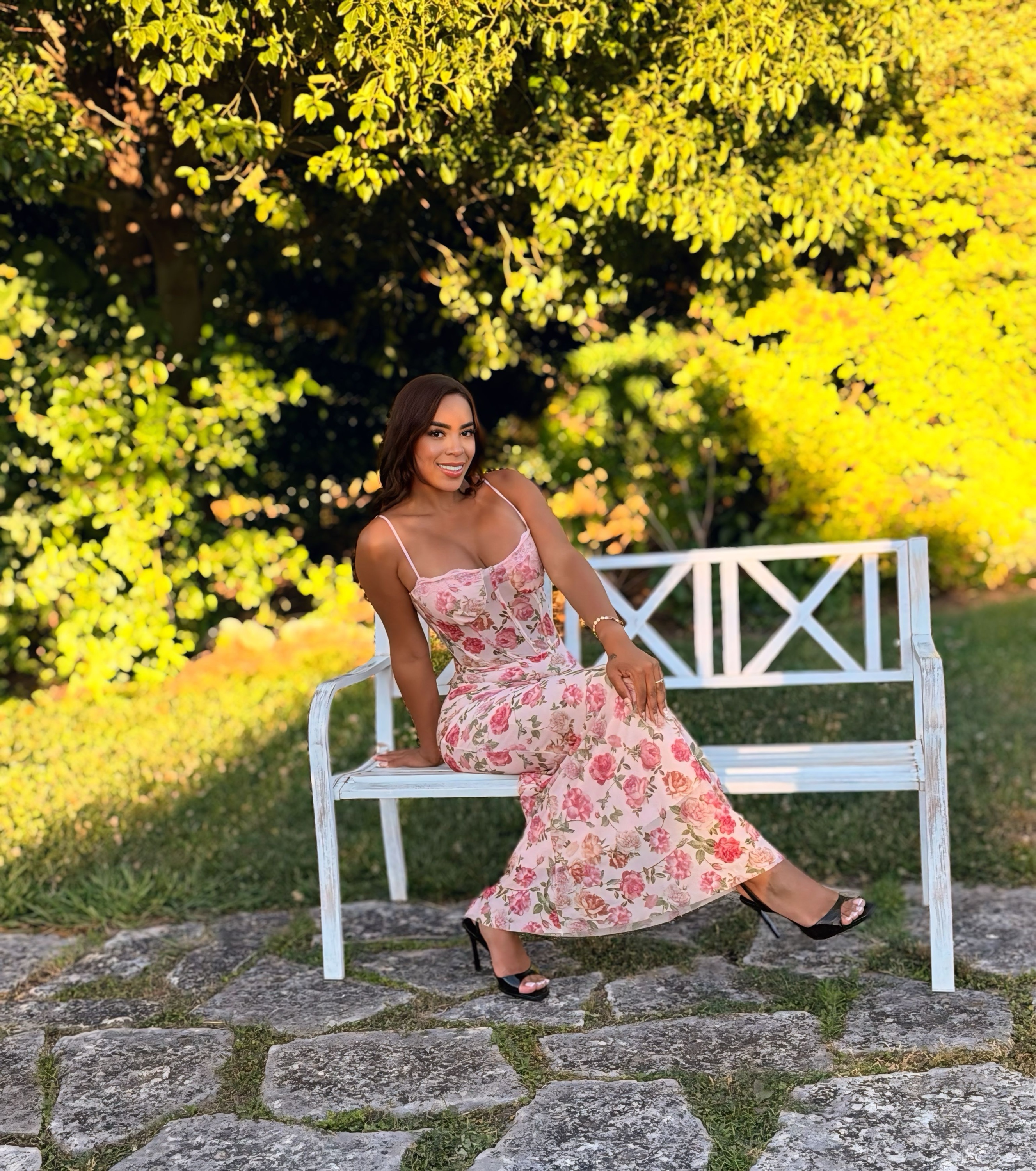 Rosa Encantada Maxi Dress